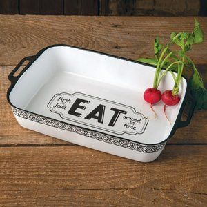 Rectangular Baking Dish Farmhouse Style